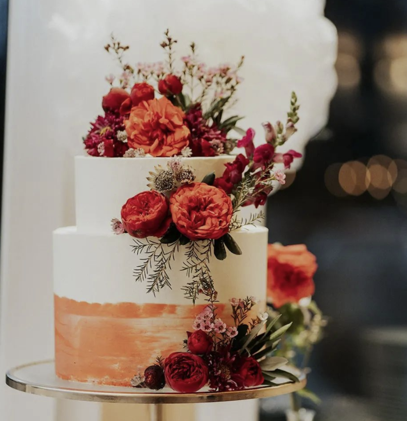 R&uuml;hrlerei Hochzeitstorte